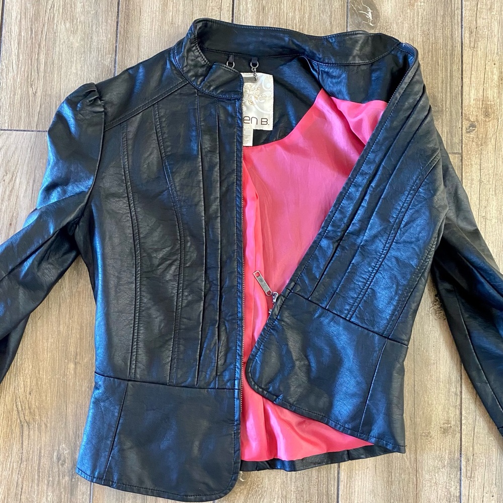Faux Leather Jacket